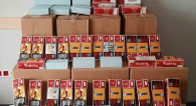 130 bin gümrük kaçağı makaron ele geçirildi