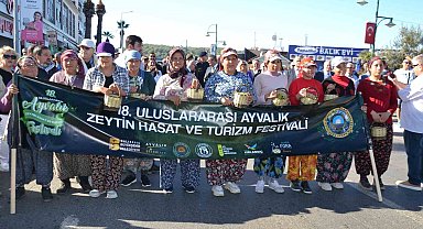18. Ayvalık Uluslararası Zeytin Hasat Festivali başladı