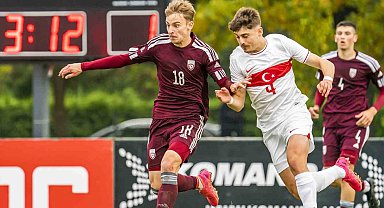 2025 UEFA Avrupa U21 Şampiyonası Elemeleri: Letonya: 2 - Türkiye: 1