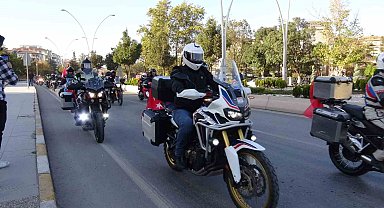 'İstiklal Sürüşü'nde motorcular Çankırı'ya ulaştı