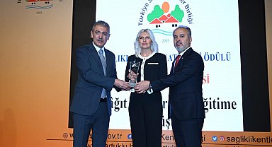 'Sağlıklı Şehirler En İyi Uygulama' yarışmasında ödüle layık görüldü