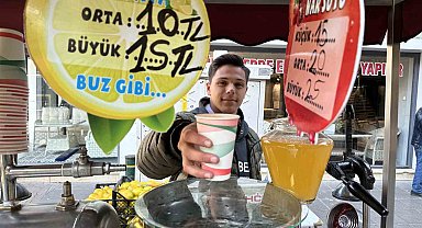 'Sifon limonata' ve nar suyu mevsim geçişlerinin gözdesi oluyor