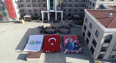 550 belediye çalışanından 100. yıla özel koreografi