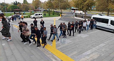 8 ildeki Kafes operasyonunda 12 kişi adliyede