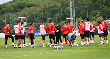 A Milli Futbol Takımı, Hırvatistan maçının hazırlıklarına başladı