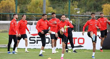 A Milli Futbol Takımı, İstanbul'daki son çalışmasını yaptı