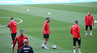 A Milli Futbol Takımı, Letonya maçına hazır