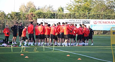 A Milli Takım, Letonya maçı hazırlıklarına başladı