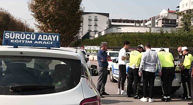 Aday sürücü ehliyetini alamadan ceza yedi...