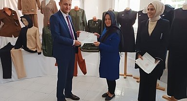 ADEM'de kursiyer kadınlarından ilk sergi