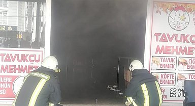 Afyonkarahisar'da iş yerinde yangın çıktı