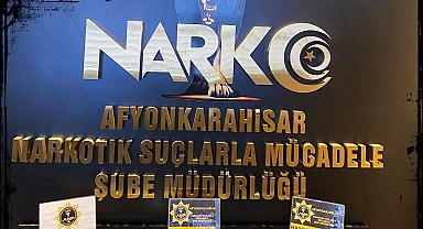 Afyonkarahisar'da uyuşturucu ticareti yapan 2 kişi gözaltına alındı