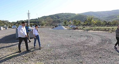 Ağaçlandırılan Pamucak alanı yürüyüş yoluna kavuşuyor