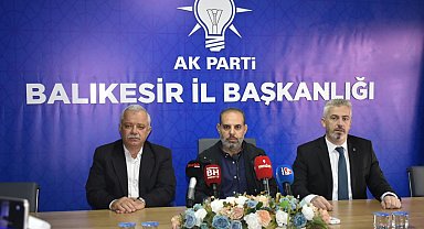 AK Parti Balıkesir İl Başkanlığından İsrail'e tepki