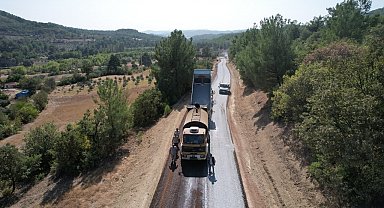 Akhisar'da 111 kilometre asfalt çalışması