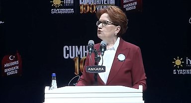 Akşener: "Cumhuriyet'i bir siyasi parti değil, Türk milleti kurmuştur"