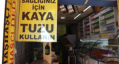 Aktar esnafından kaya tuzu önerisi