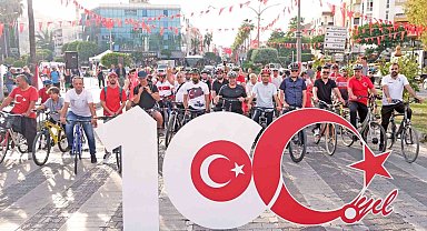 Alanya'da 100. Yıl Bisiklet Turu