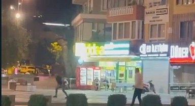 Alanya'da tartışma silahlı kavgaya döndü, o anlar kamerada