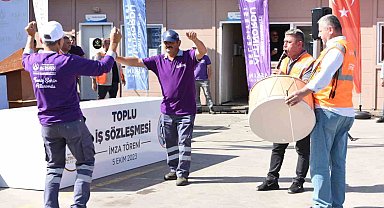 Altınordu'da en düşük işçi maaşı 23 bin TL oldu, işçiler davul-zurna eşliğinde kutladı