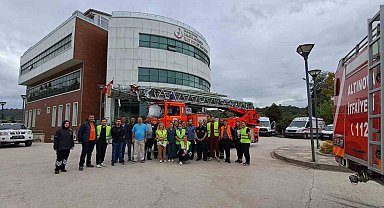 Altınova'da gerçeğini aratmayan tatbikat