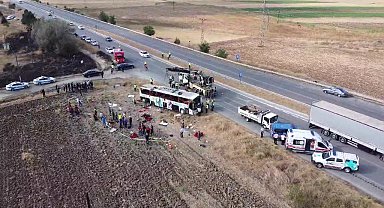 Amasya'da 6 kişinin öldüğü kazada yolcu otobüsünün şoförü tutuklandı