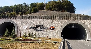 Amasya'da yeni tünele şehit Ahmet Özsoy'un adı verildi