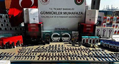 Ambarlı Limanı'nda 21 milyon lira değerinde kaçak eşya ele geçirildi