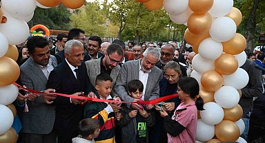 Andık Deresi Bezirgan Şelalesi'nde çocuklar da unutulmadı
