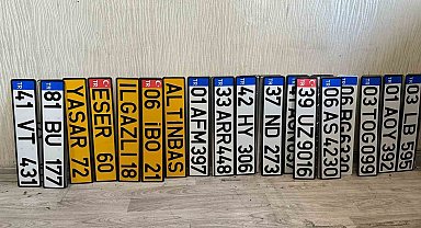 Ankara'da sahte plaka imalathanesine operasyon