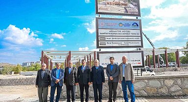 Arslantepe Höyüğü Tanıtım ve Karşılama Merkezi'nde çalışmalar sürüyor