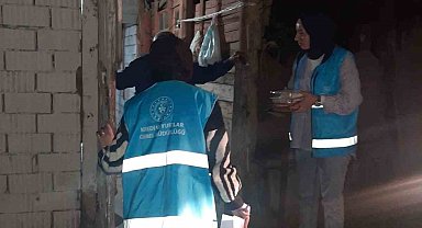 Artan yemekler ihtiyaç sahiplerine ulaştırılıyor