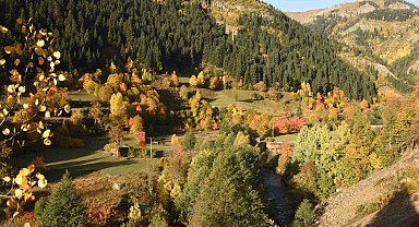 Artvin'de foto-jeep safari ile sonbahar görüntülendi