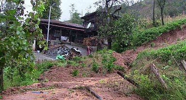 Artvin'de şiddetli yağışlar etki oldu