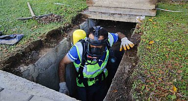 ASAT yağmur suyu hatlarını temizliyor