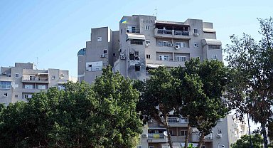 Aşkelon'daki hasar görüntülendi