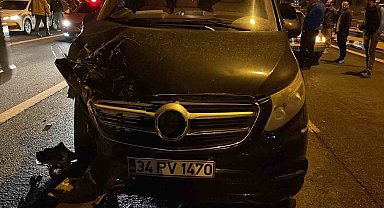 Ataşehir'de zincirleme trafik kazası: 2 yaralı