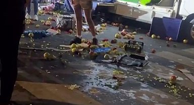 Avcılar'da tartıştığı manava saldırdı, meyvelerini yere döktü