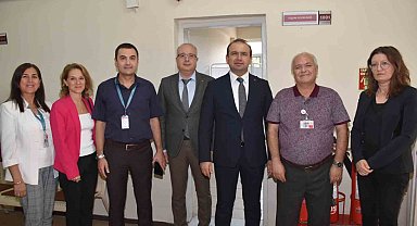 Aydın İl Sağlık Müdürü Şenkul, Sağlıklı Yaş Alma Merkezi'nde incelemelerde bulundu