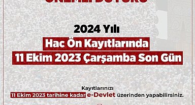 Aydın Müftülüğü hac ön kayıtları konusunda vatandaşları uyardı