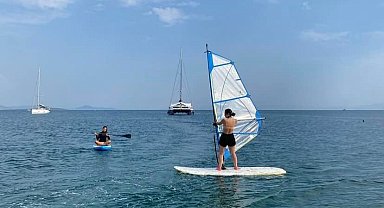 Aydın Optimist Yelken Yarışları Didim'de yapıldı