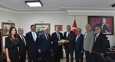 Aydın Ticaret Borsası yönetimi, Cumhuriyet Başsavcısı Yılmaz'la bir araya geldi