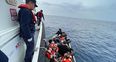 Aydın'da 33 düzensiz göçmen kurtarıldı