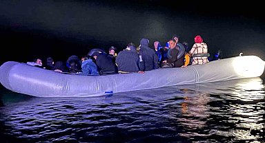 Aydın'da 37 düzensiz göçmen kurtarıldı, 41'i yakalandı