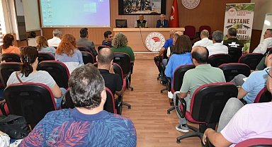 Aydın'da kestane gal arısı ve kestane dal kanseri ile mücadele toplantısı yapıldı