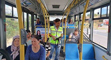 Aydın'da minibüs ve otobüslere sivil denetim