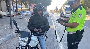 Aydın'da motosikletlere sıkı denetim