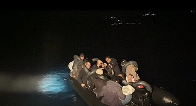 Ayvacık açıklarında 17 kaçak göçmen yakalandı