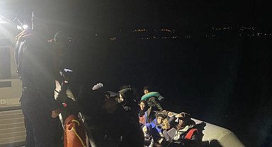Ayvacık açıklarında 19 kaçak göçmen yakalandı