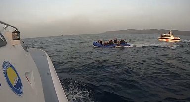 Ayvacık açıklarında 47 kaçak göçmen yakalandı